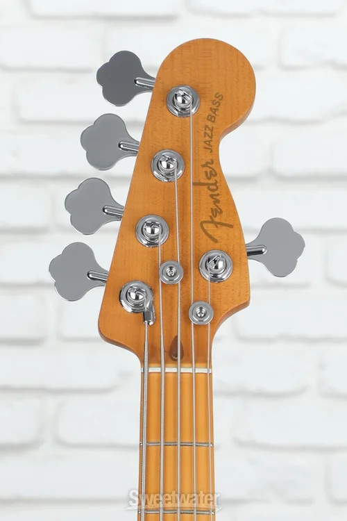 Fender American Ultra II Jazz Bass V – Avalanche, Maple Fingerboard