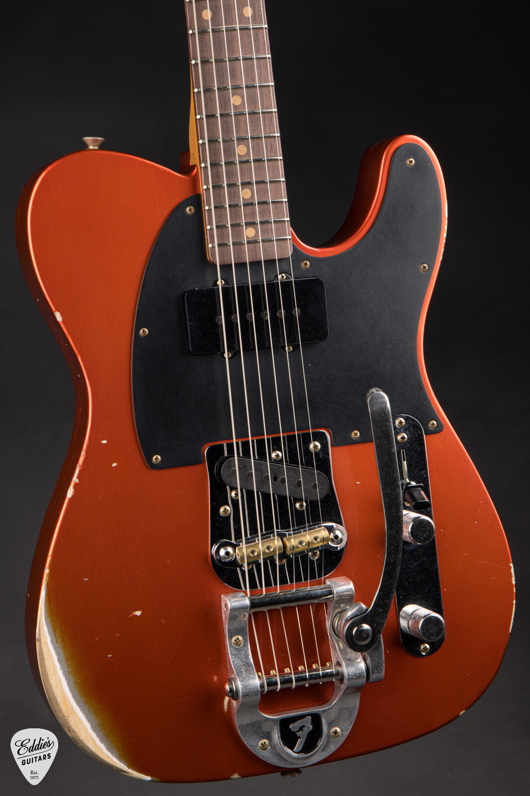Fender Custom Shop 1960 Tele Custom Relic – Super Aged Candy Tangerine #CZ552385