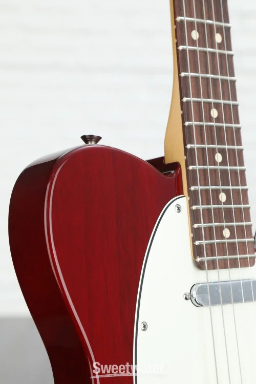 Fender Player II Telecaster Electric Guitar – Transparent Cherry with Rosewood