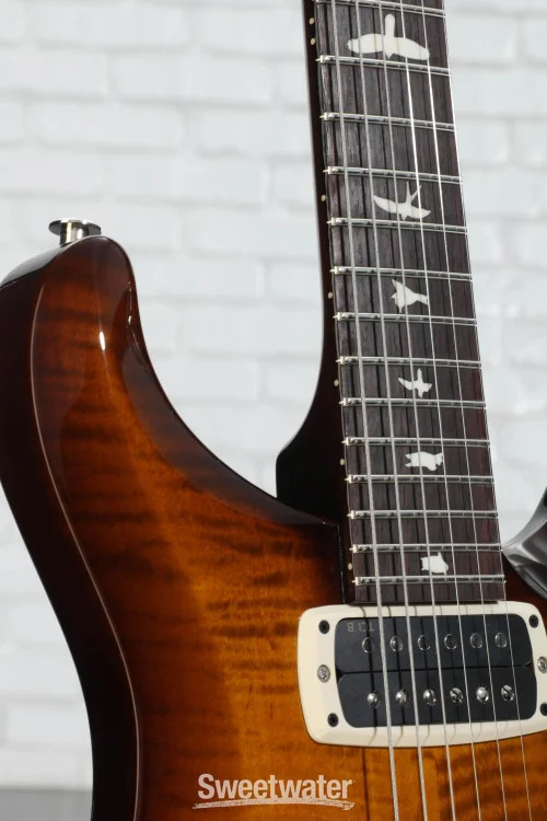 PRS S2 Custom 24-08 Electric Guitar – Black Amber