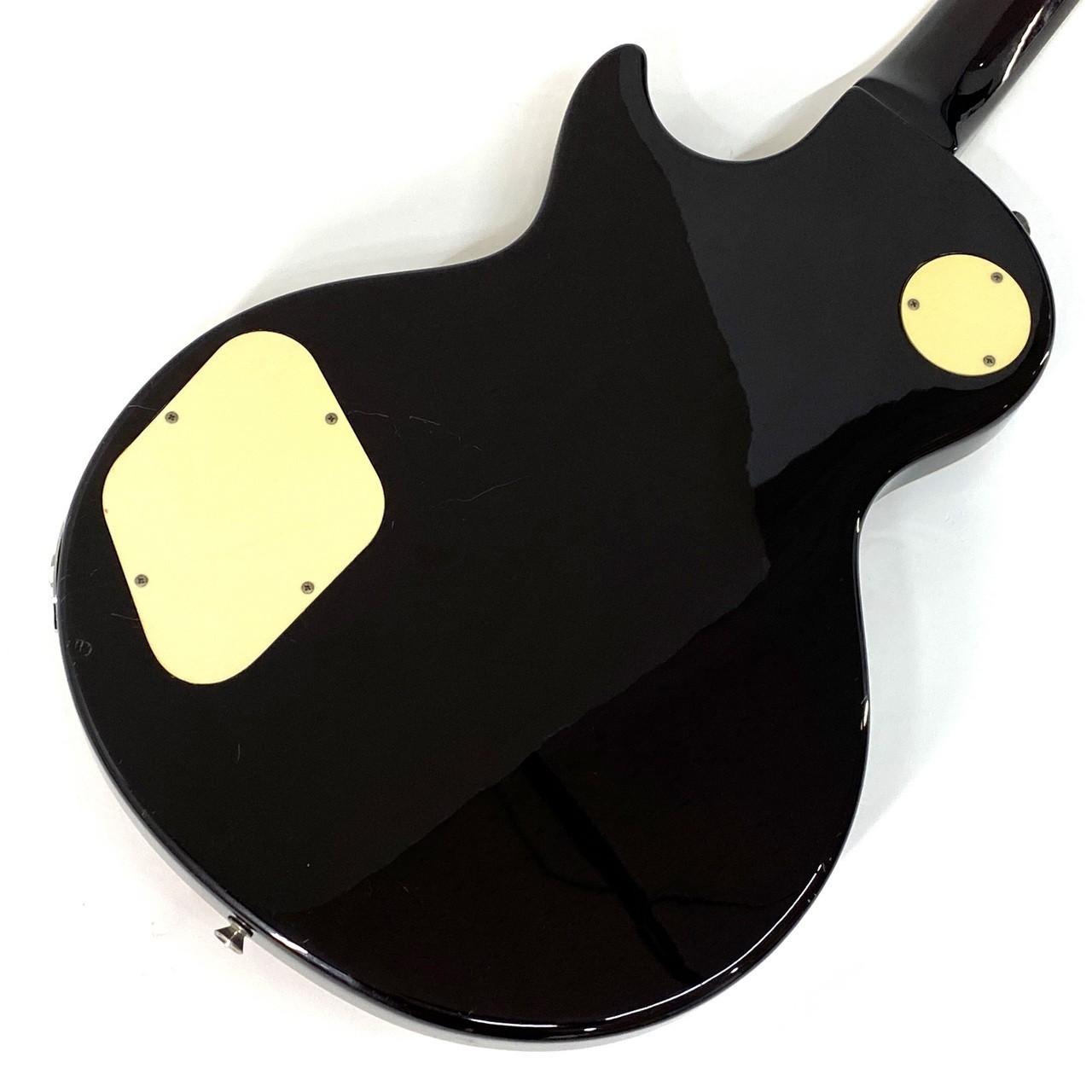 [Burny] LSD-55N See-Through Red Les Paul type Electric Guitar Used From Japan