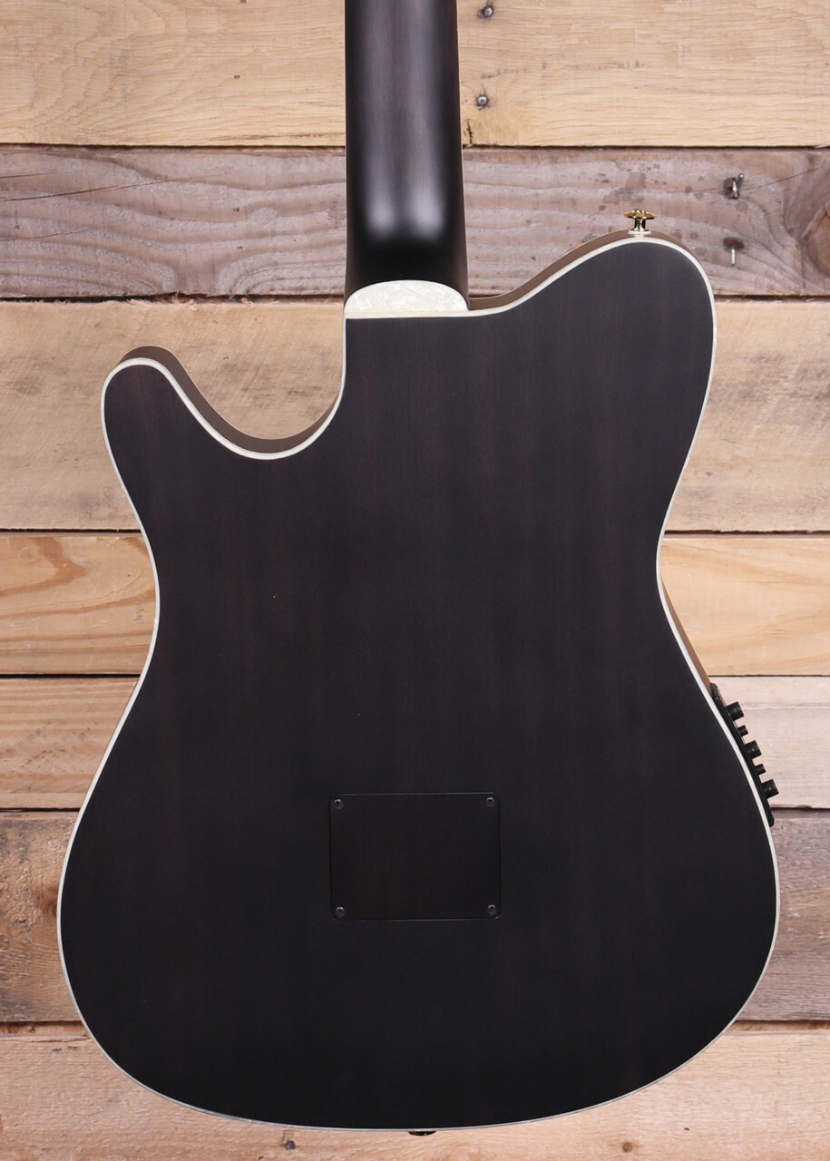 Ibanez Tim Henson TOD10N Acoustic/Electric Guitar Transparent Black Flat