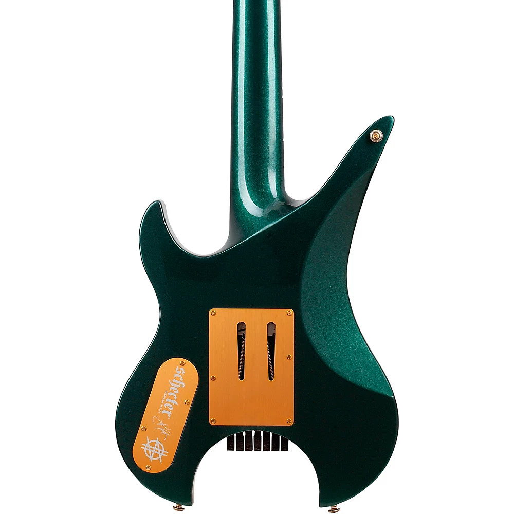 Schecter Synyster Gates Custom 7String TR Headless Guitar Oak Green Metallic