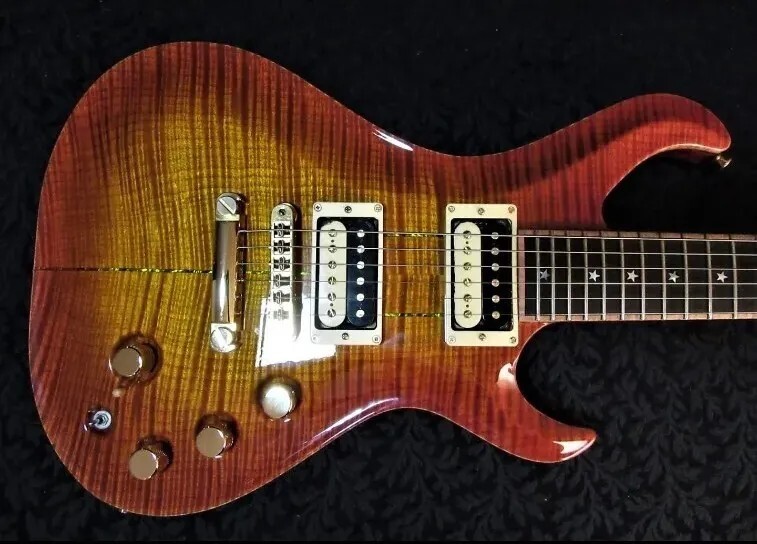 Mint DTM David Thomas McNaught Tempest LAWSUIT Guitar with PRS pickups + piezo