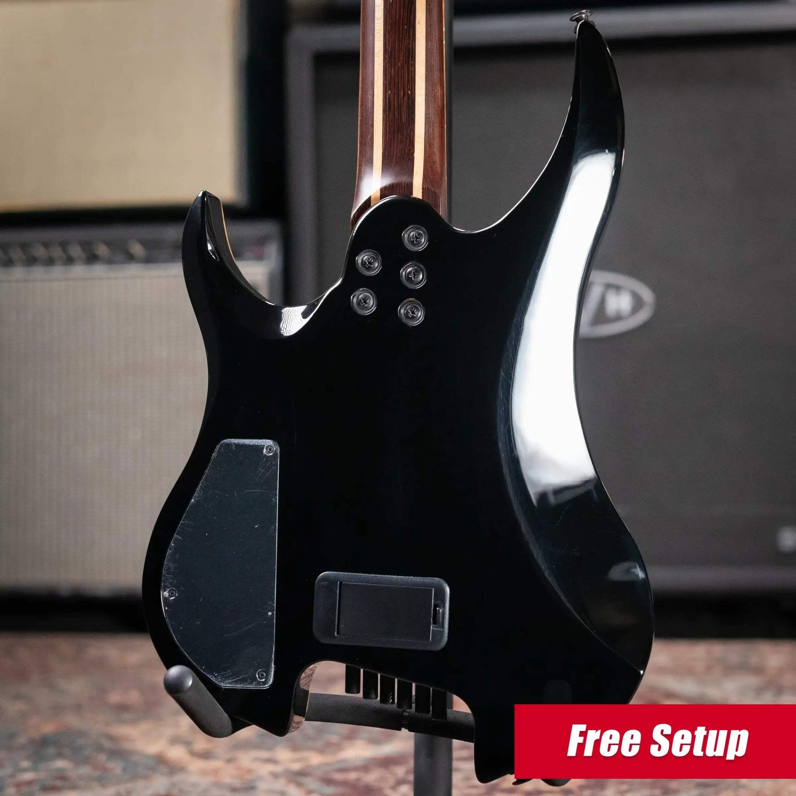 Legator GX6F-CL Ghost Headless Electric Guitar – Coral with Gig Bag