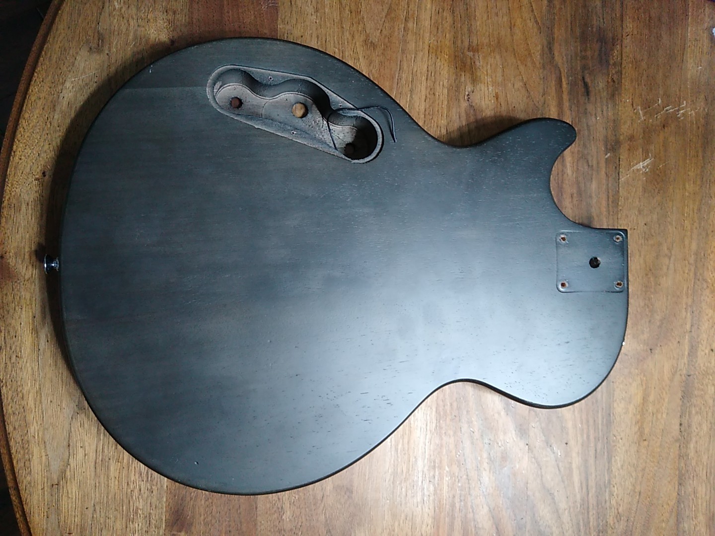Epiphone Les Paul Special Goth Ebony Faded Matte Body natural worn finish relic