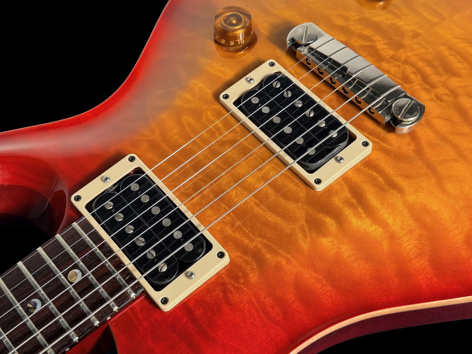 1997 PAUL REED SMITH PRS CUSTOM 22 QUILT TOP ~ CHERRY SUNBURST
