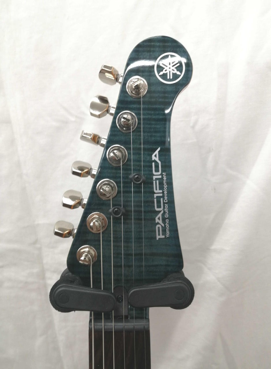 Yamaha Pacifica PAC612VIIFM Indigo Blue Electric Guitar w/ Case Tested – JAPAN