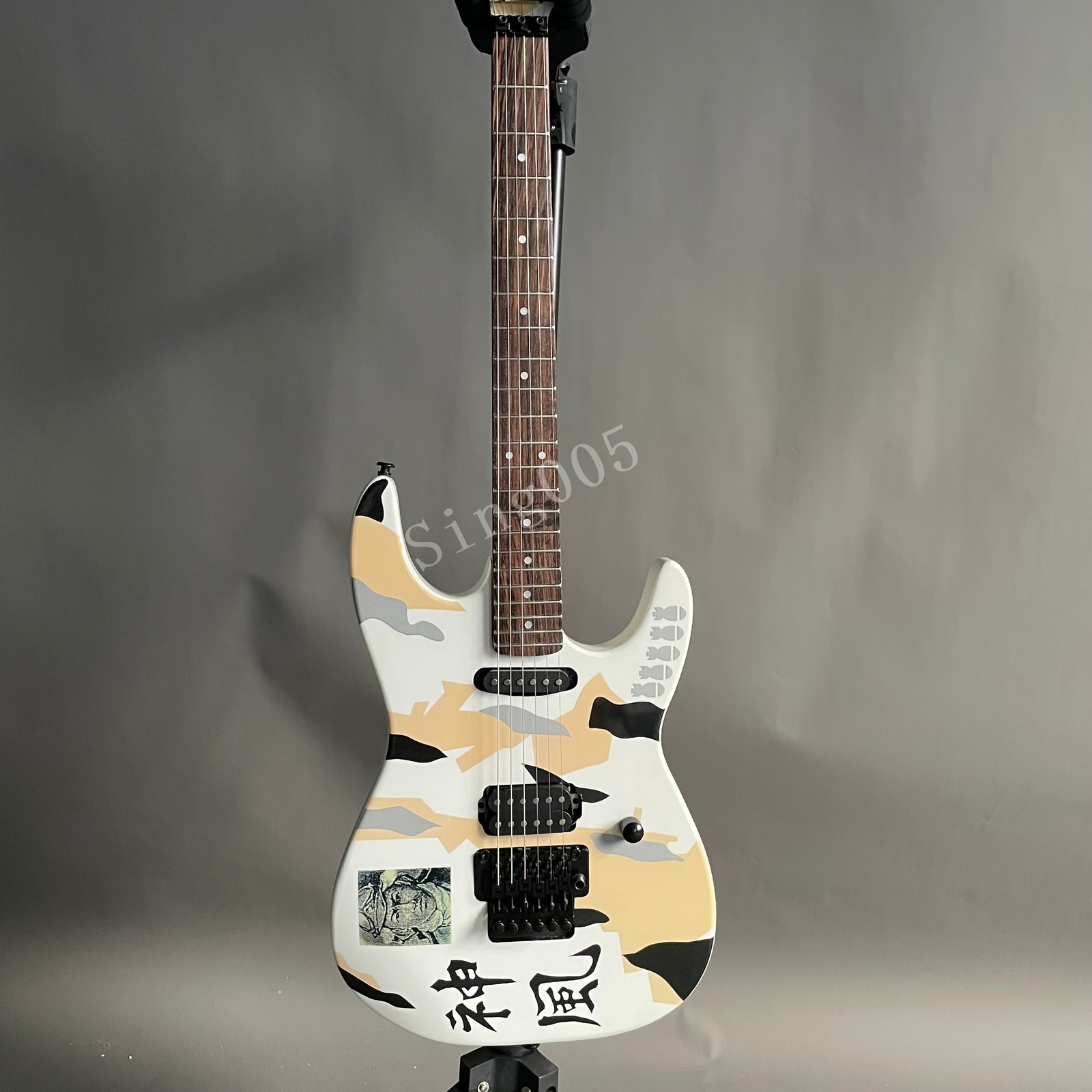 6-String Solid Electric Guitar SH Pickup FR Bridge Rosewood Fretboard Fast Ship