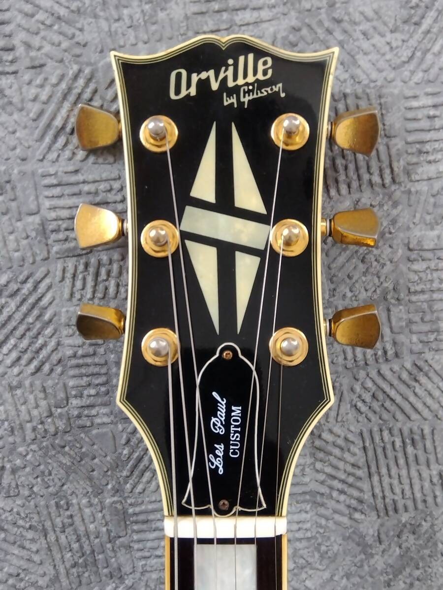 Electric Guitar Orville by Gibson LPC Les Paul Custom 1991 White Made in Japan