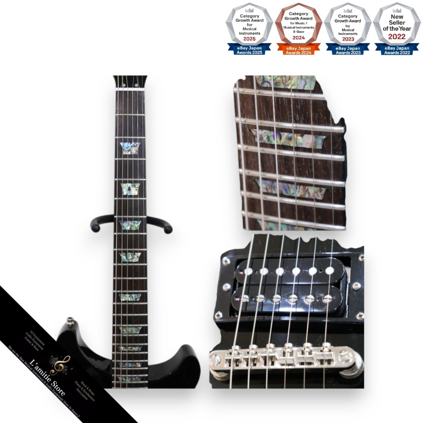 Epiphone Tak Matsumoto DC Standard Plus Top Electric Guitar Blue Black Hard Cas