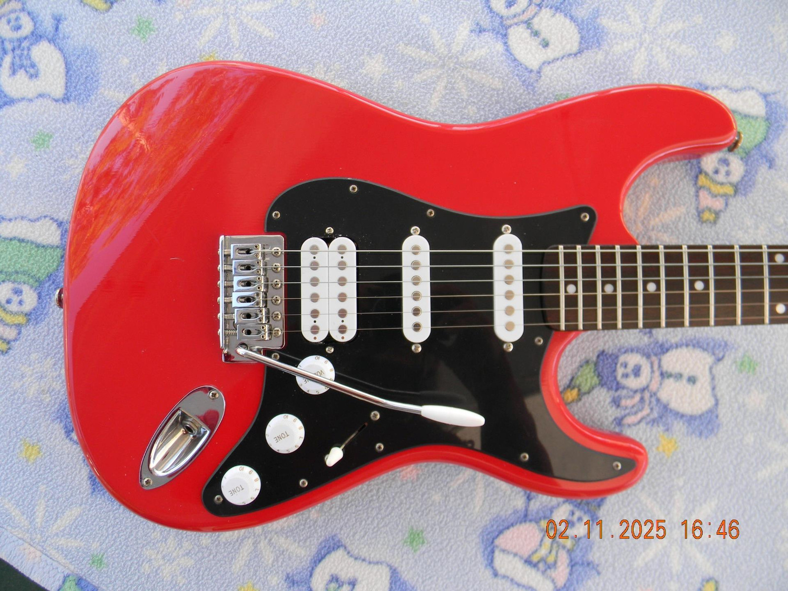 Epiphone S-300, Peavey Large Pole Pickups,Custom Wiring, Capacitor Upgrade, Nice