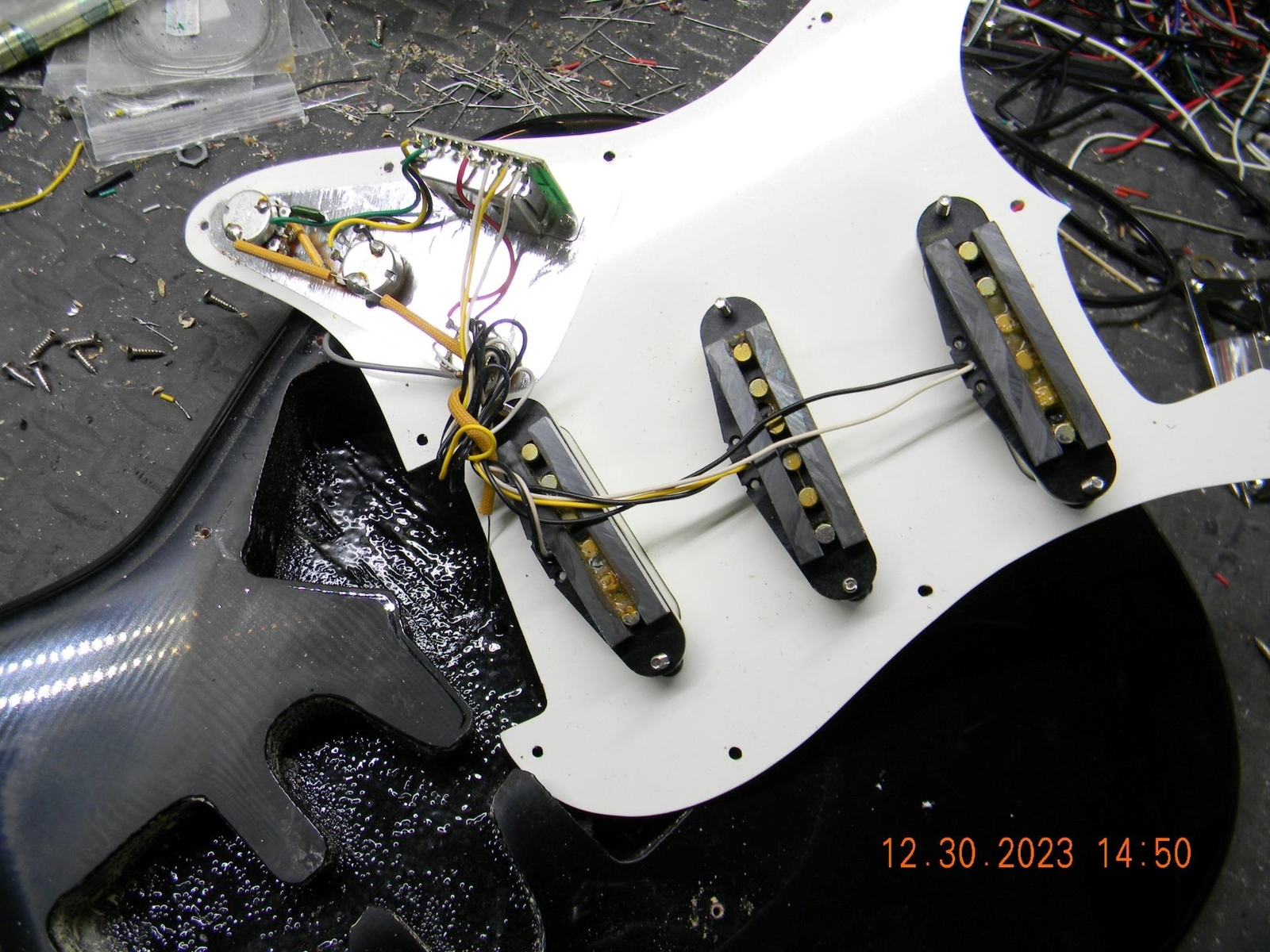 Korean Made Squier Bullet Stratocaster, SSS, Maple Neck,All Original,Very Nice