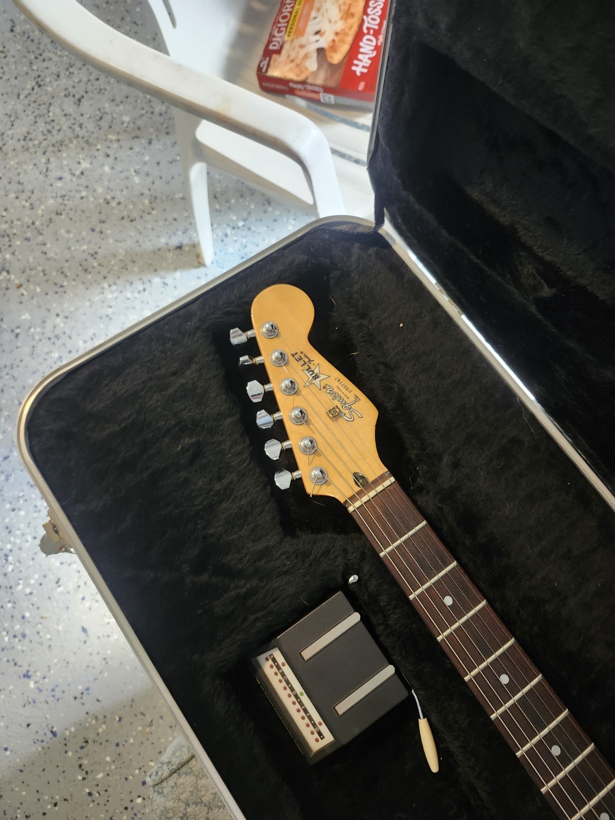 1990s Squier Bullet Stratocaster Electric Guitar with Hard Case