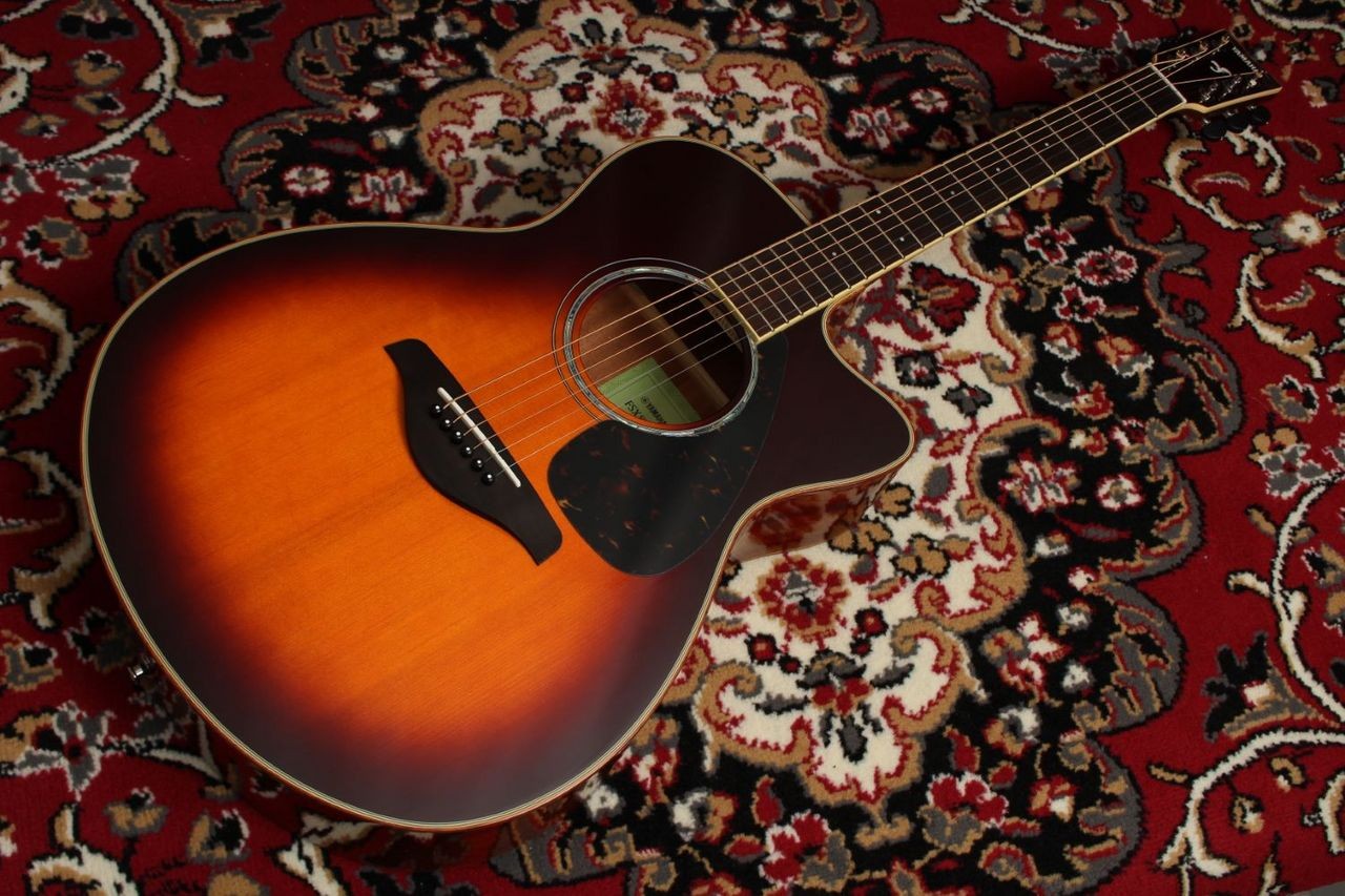 YAMAHA FSX825C Acoustic Electric Guitar FSX Series w/ Soft Case Used Excellent