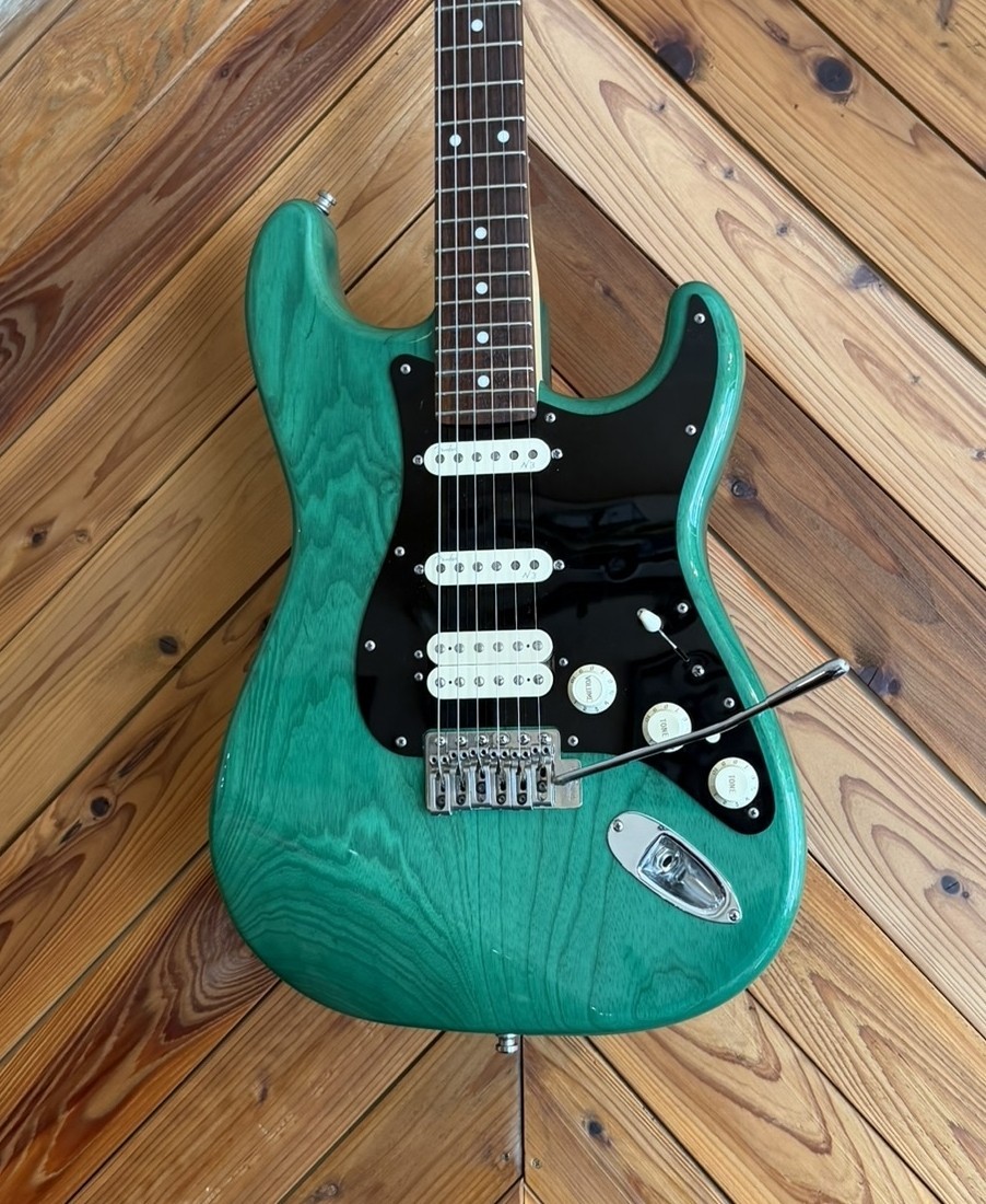 Fender Japan ST62 ASH MH SSH Mod Translucent Green 2012 MIJ w/case USED