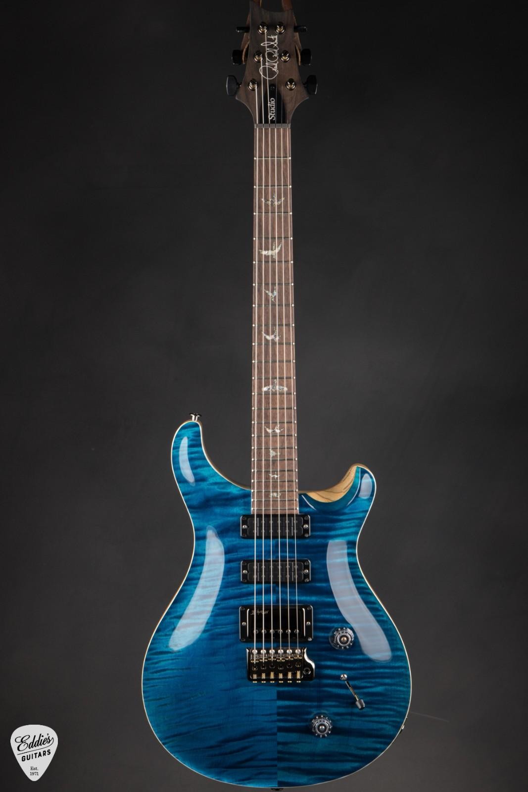 PRS Eddie’s Guitars Wood Library Studio Swamp Ash/Brazilian – Blue Matteo