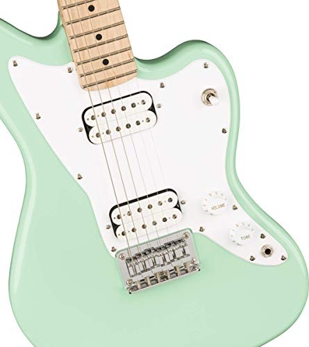 Squier Mini Jazzmaster Electric Guitar with 2-Year Warranty Surf Green Maple