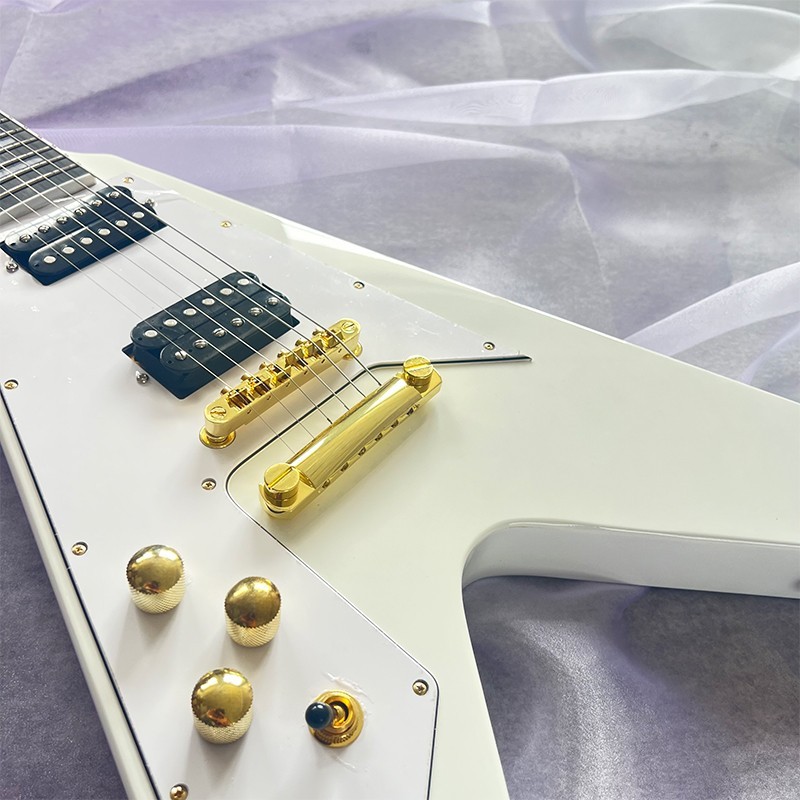 Left-hand V electric guitar high-quality accessories free shipping
