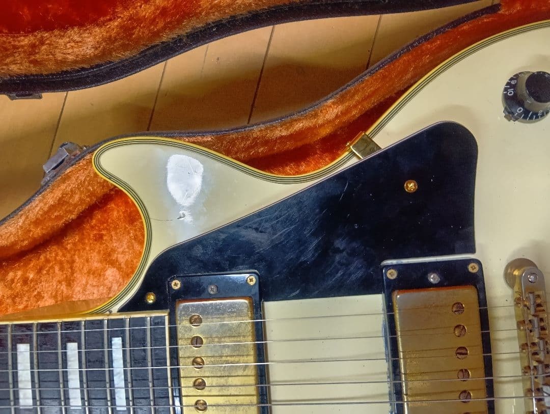 Burny Les Paul Custom Diamond Inlay Safe packing!