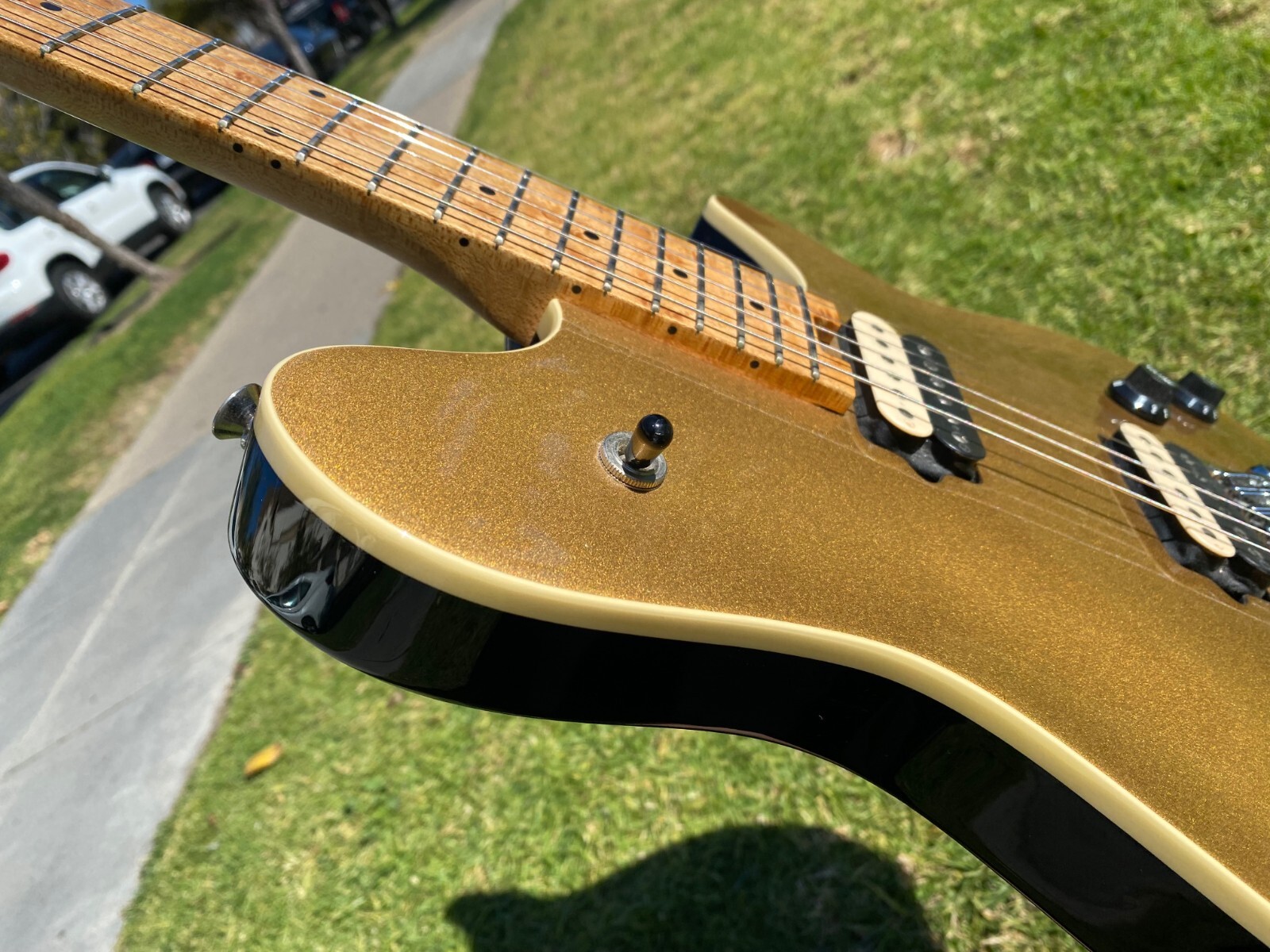 1998 – 1999 Peavey EVH USA Wolfgang Standard Patent Pending Goldtop Floyd Rose