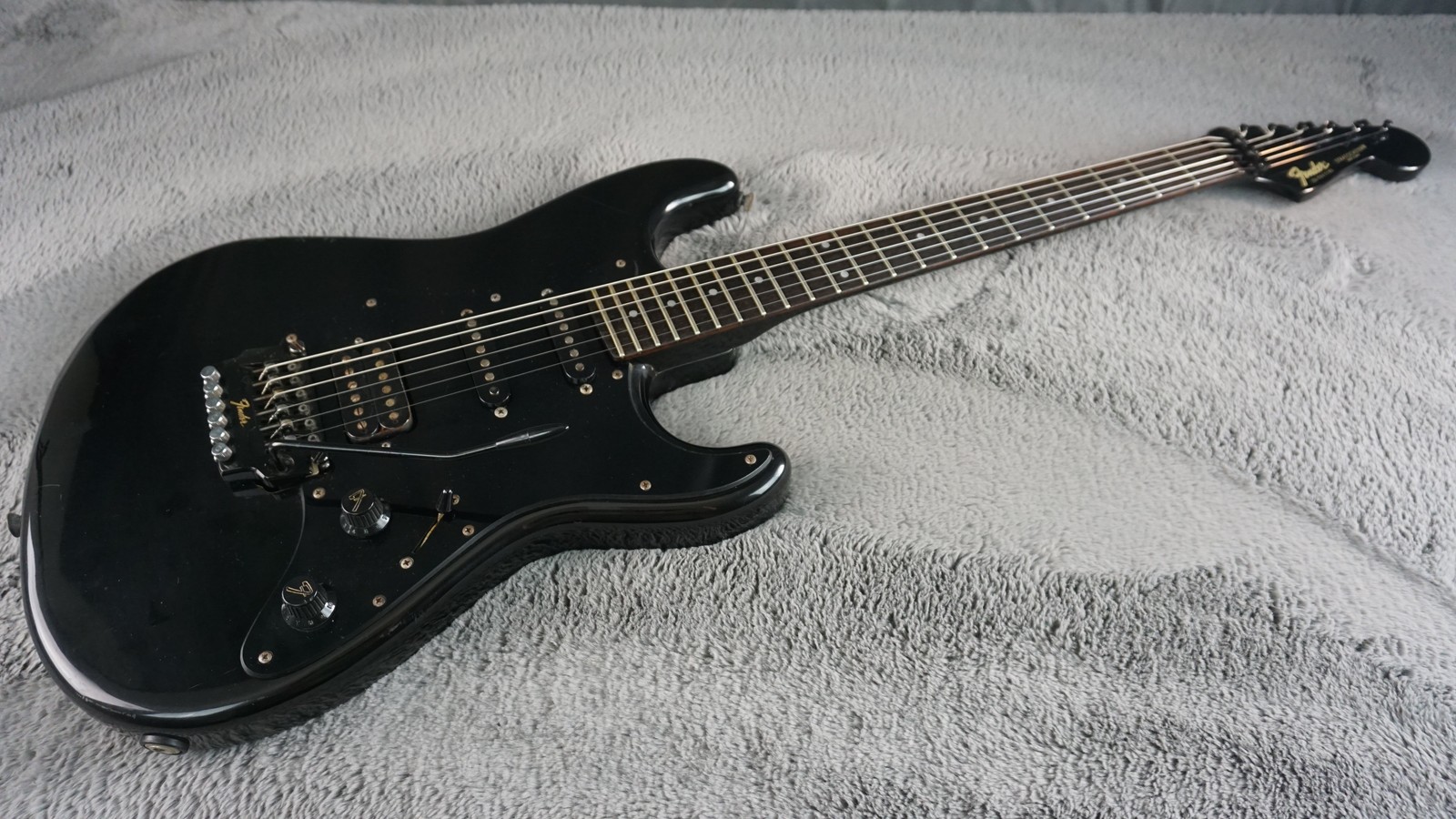 Fender Stratocaster Contemporary HSS Floyd Rose MIJ Fujigen E6 Black 1986-1987