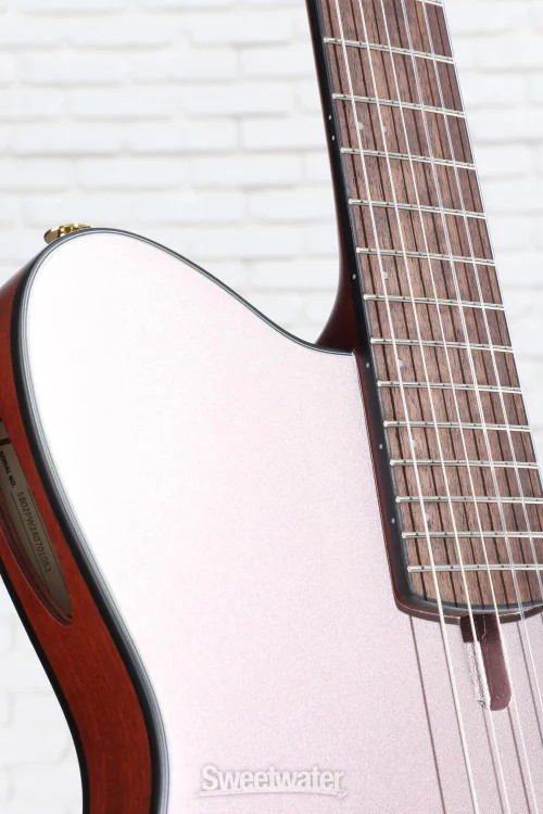 Ibanez FRH10N Thinline Nylon Acoustic-electric Guitar – Rose Gold Metallic Flat