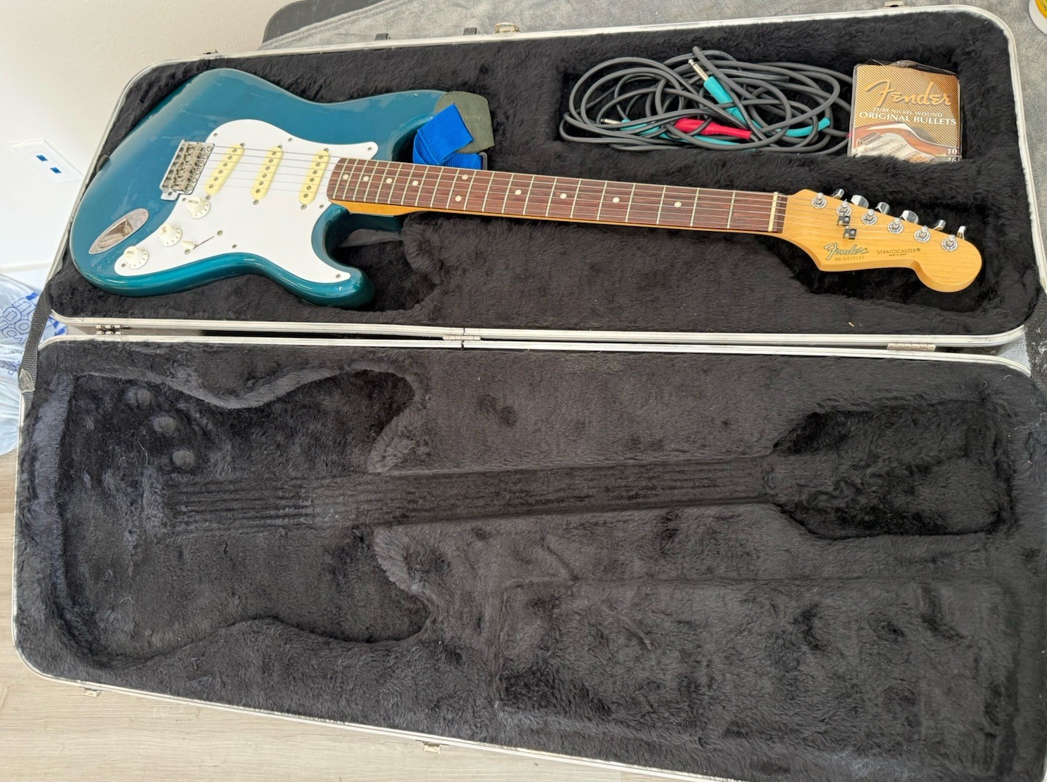 FENDER USA American Standard Stratocaster Electric Guitar Japan Made W/HardCase