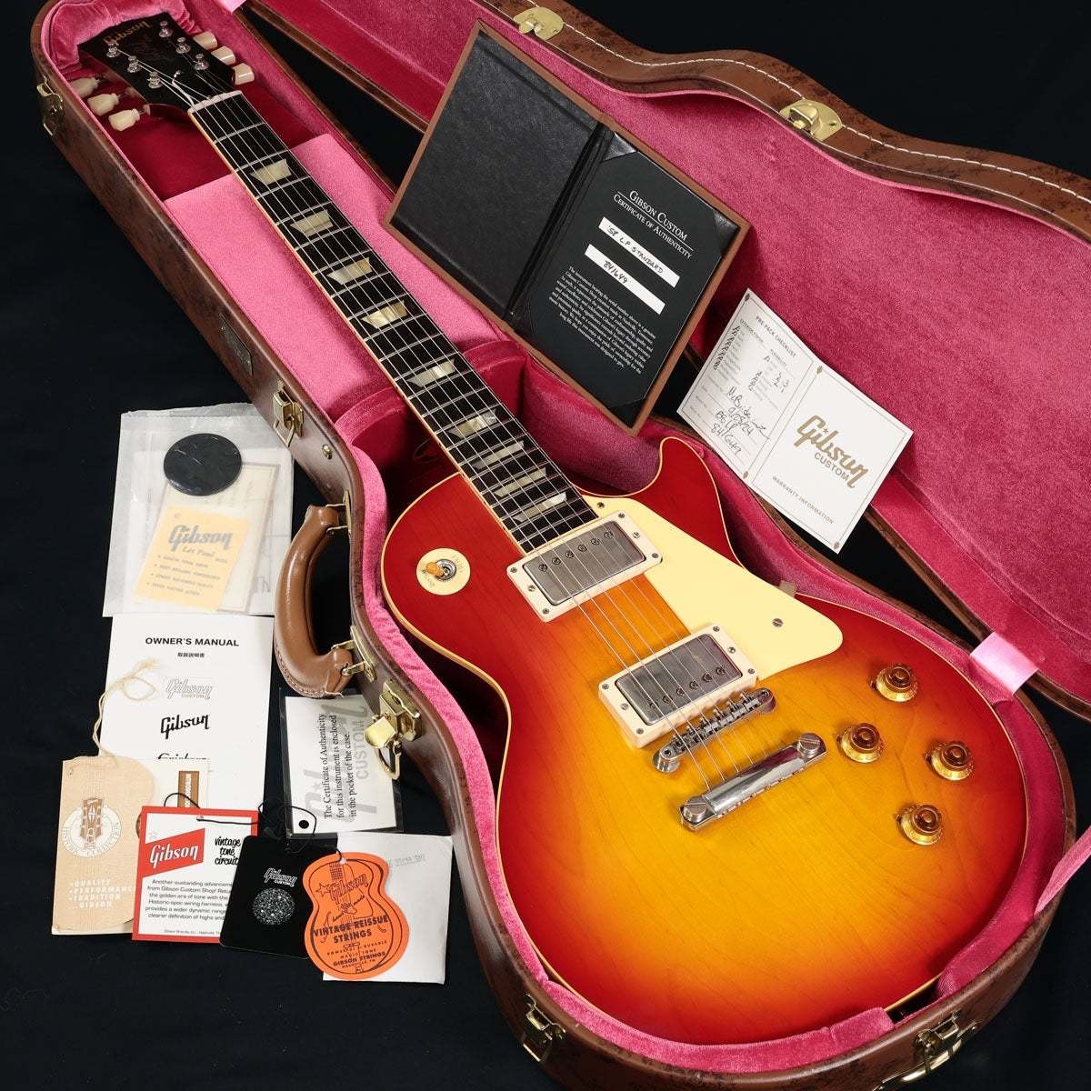 Gibson Custom Shop Historic Collection 1958 Les Paul Standard VOS Washed Cherry