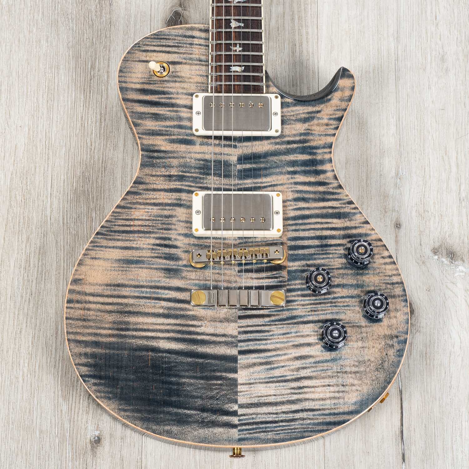 PRS Paul Reed Smith McCarty 594 Singlecut 10-Top Guitar, Faded Whale Blue