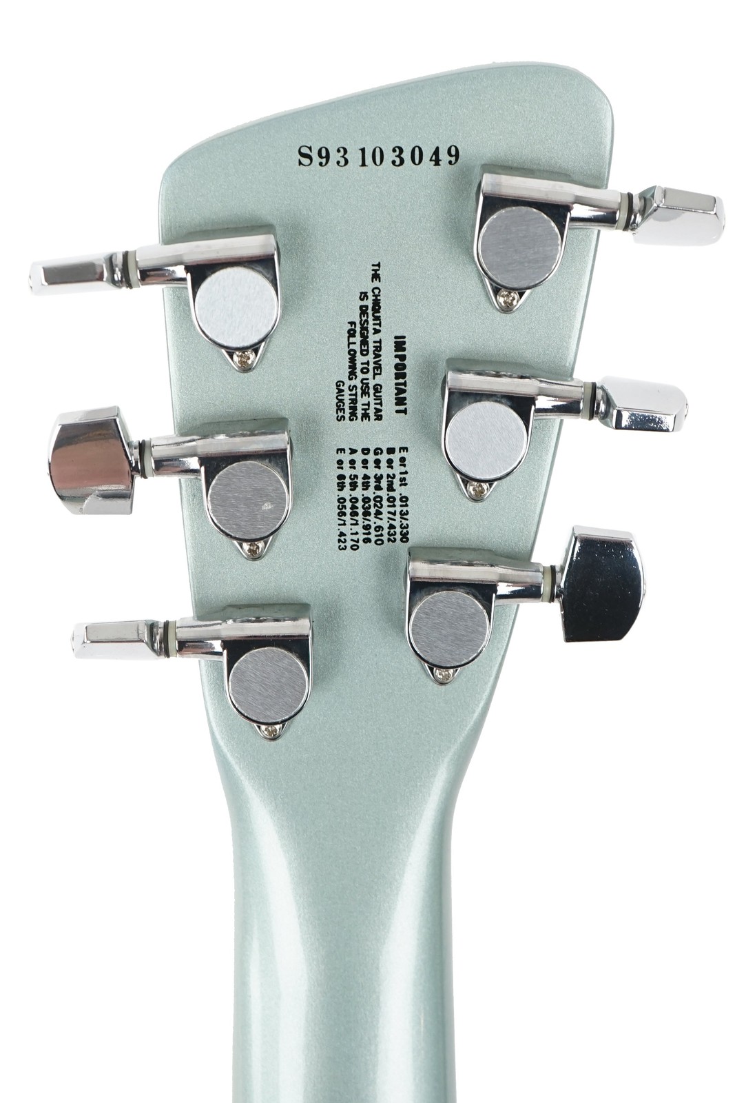 Used Chiquita Travel Guitar Cool Blue