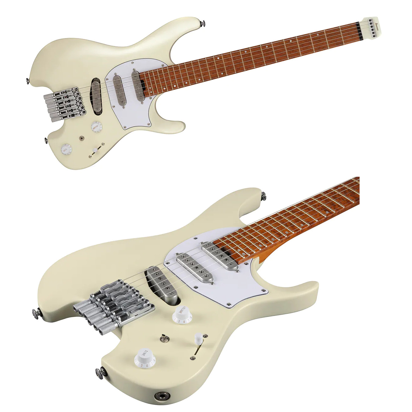 Ibanez ICHI10 Ichika Nito Signature Model Vintage White Matte Electric Guitar