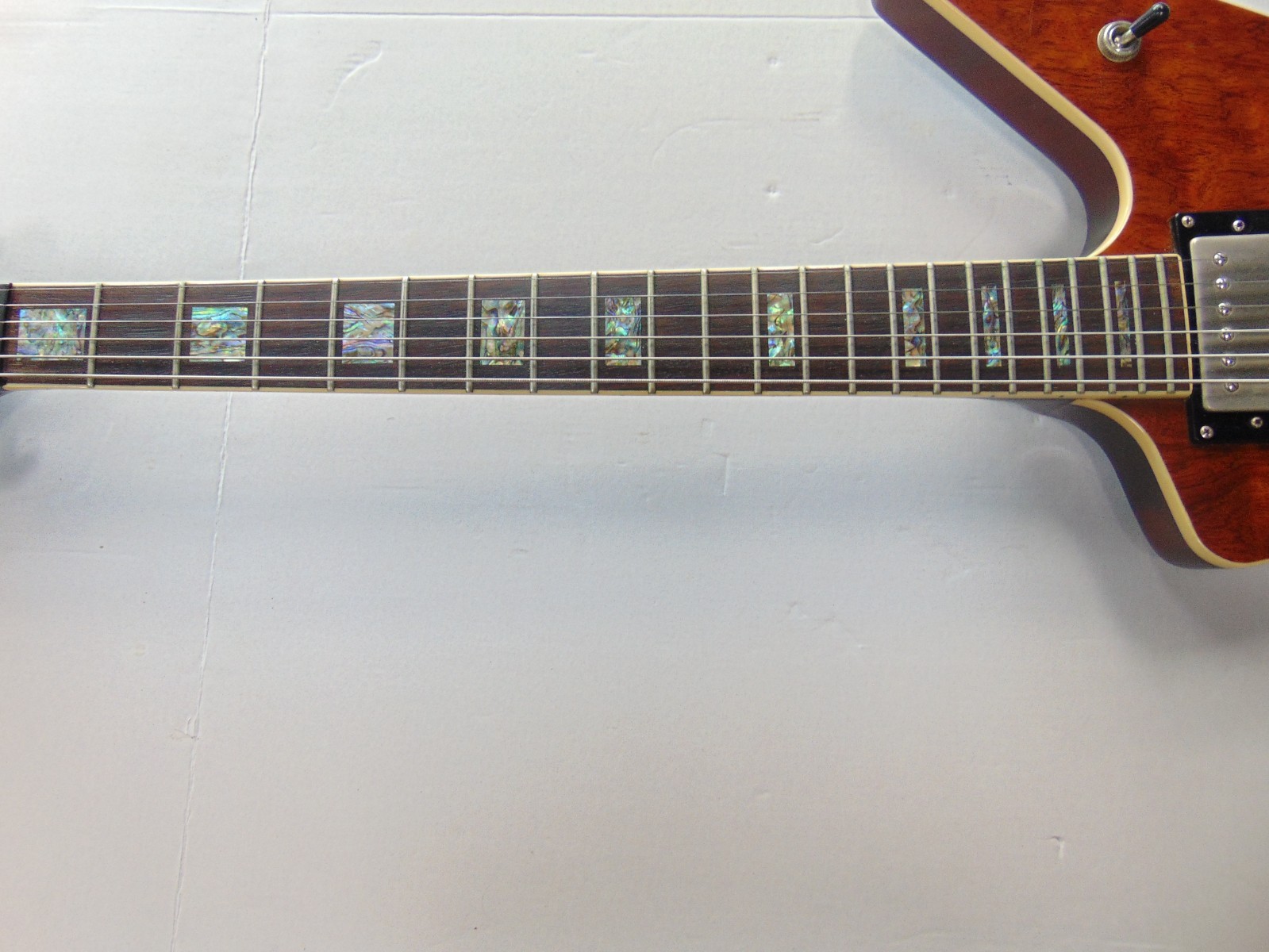Dean ML Exotic Burl Top Electric Guitar With Hard Shell Case