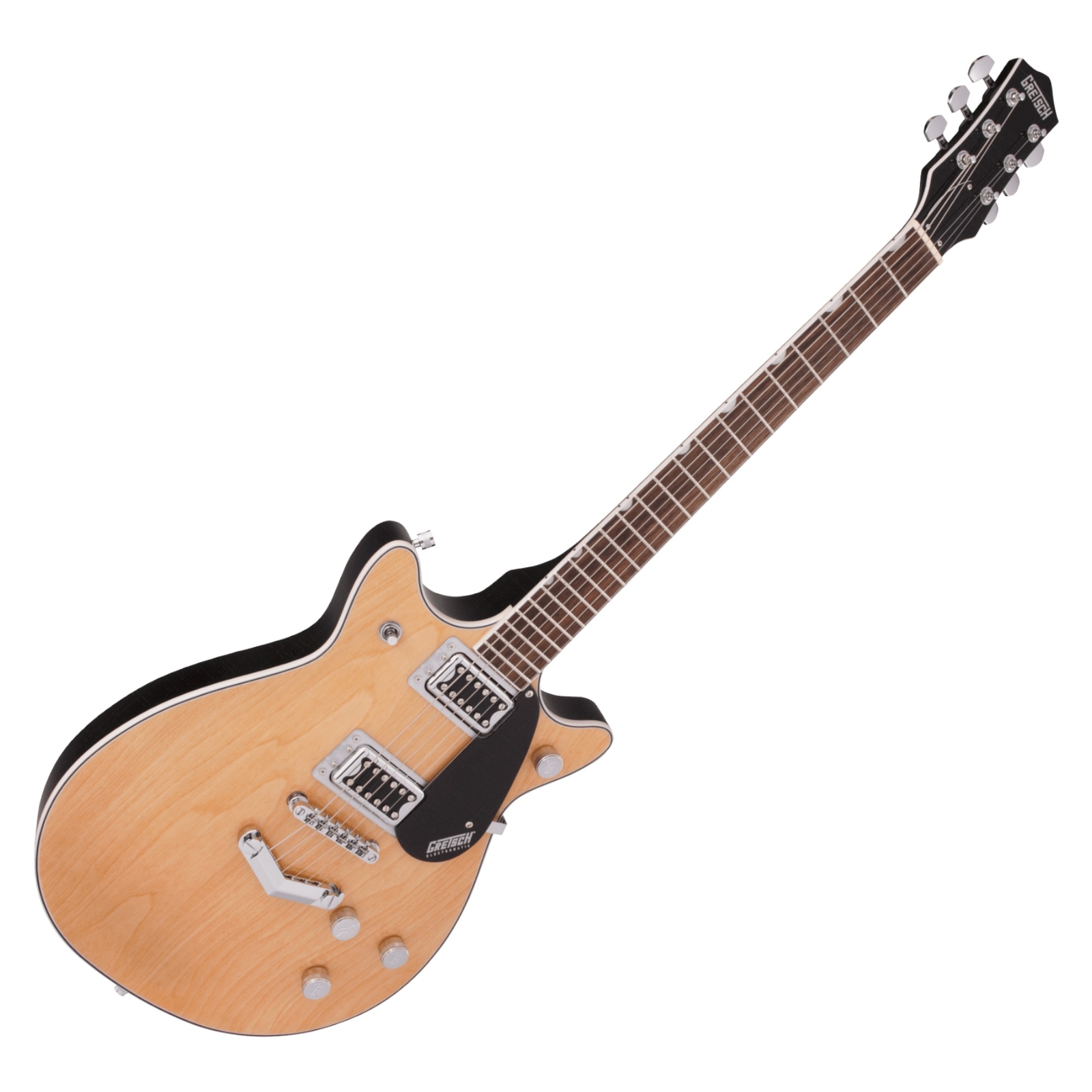 Gretsch G5222 Electromatic Double Jet BT Electric Guitar, Aged Natural