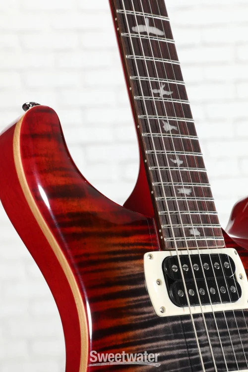 PRS SE Custom 24 Electric Guitar – Charcoal Cherry Burst
