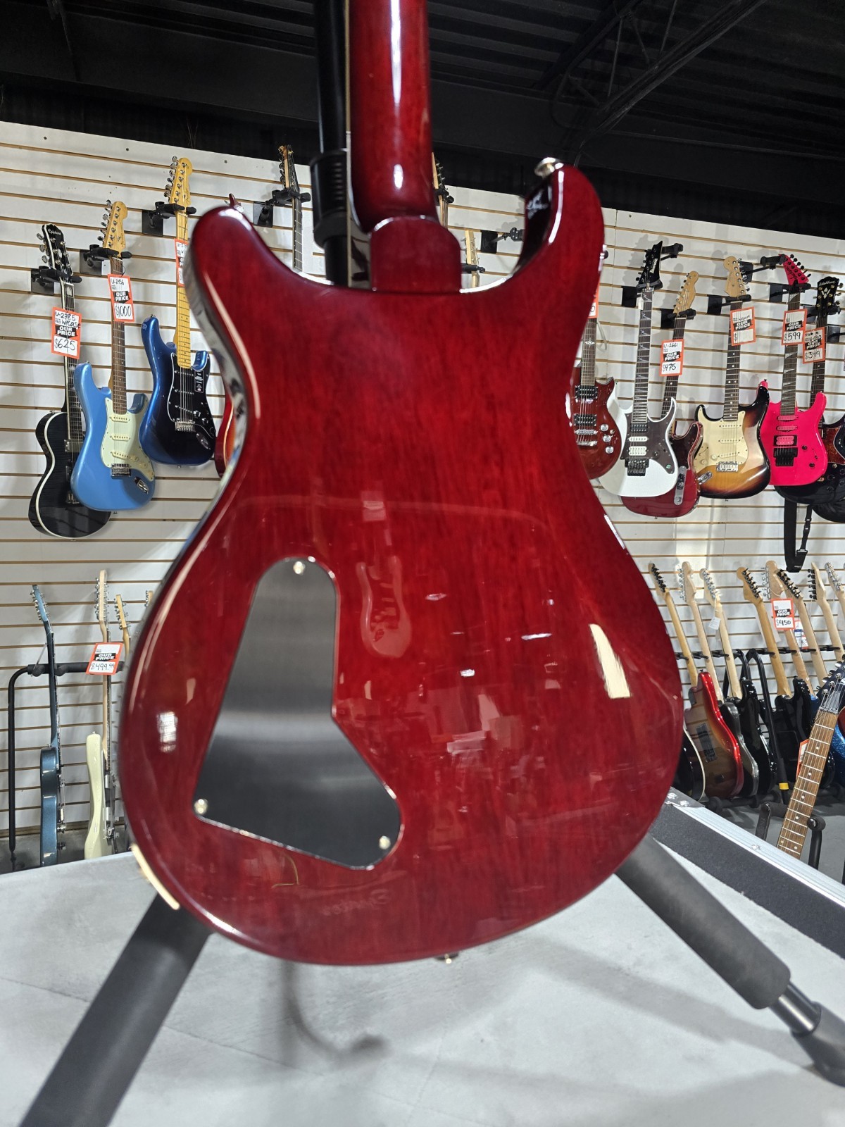 PRS McCarty Electric Guitar – Fire Red Wrap w/OHSC + FREE $299 Plek & Setup #317