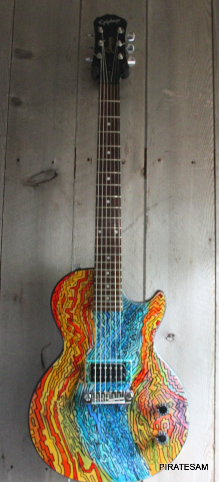 Epiphone Les Paul Junior Custom Art guitar Made in Korea Vintage