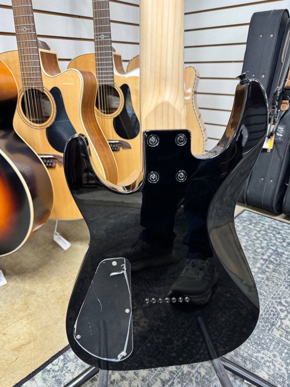 Jackson JS Series JS22-7 DKA QM – Transparent Black