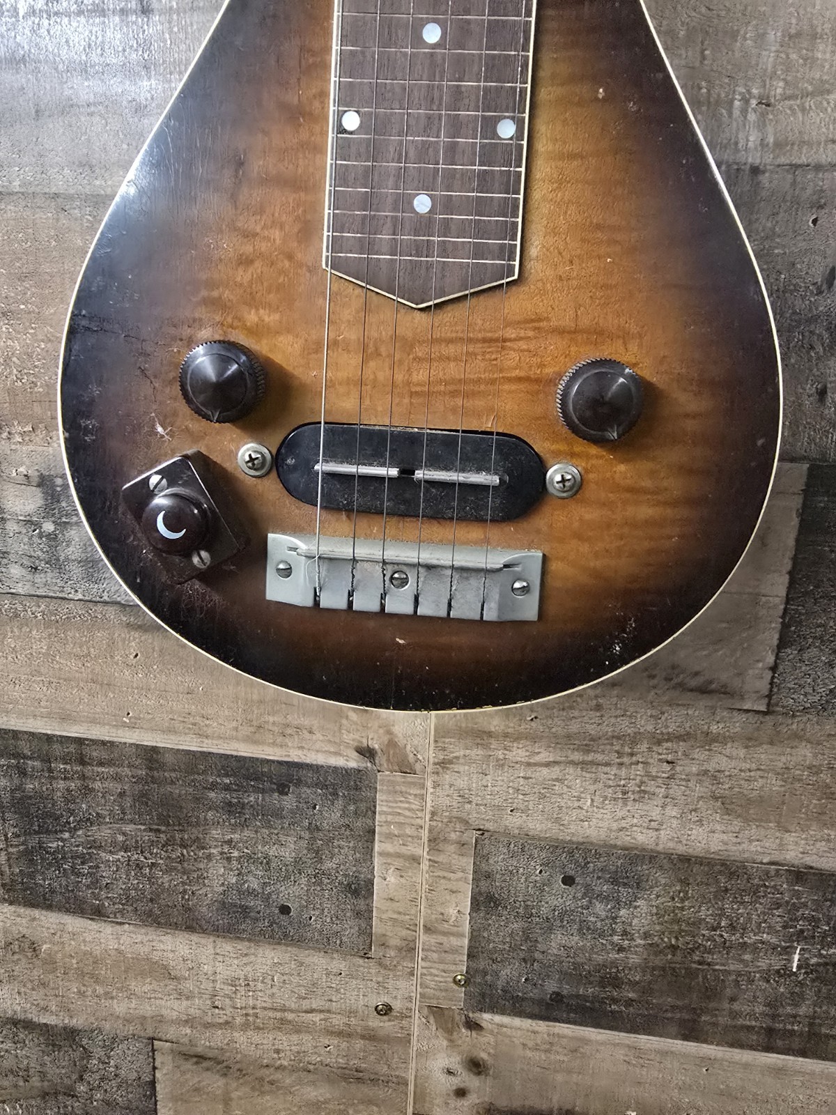 1930s Recording King by Gibson Roy Smeck AB104 Vintage Lap Steel W /Ohsc