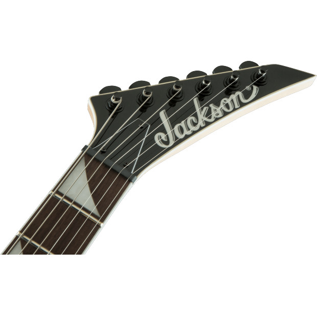 Jackson JS Series Rhoads JS32T, Amaranth Fingerboard, White with Black Bevels