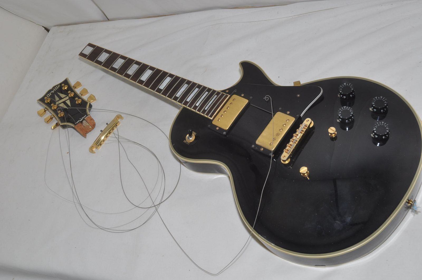 Orville Les Paul Custom Electric Guitar Ref. No 7328