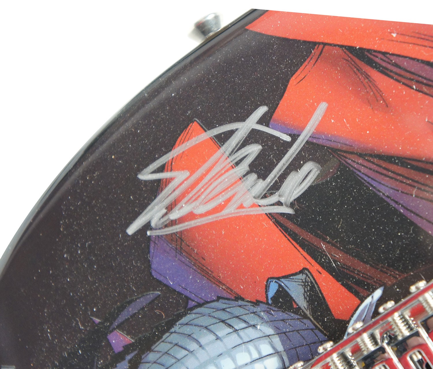 Stan Lee Signed Peavey Marvel Thor 3/4 Size Electric Guitar & Certificate!