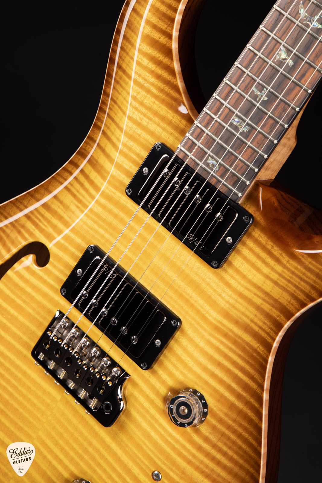 PRS EG Wood Library Custom 24 Semi-Hollow Swamp Ash