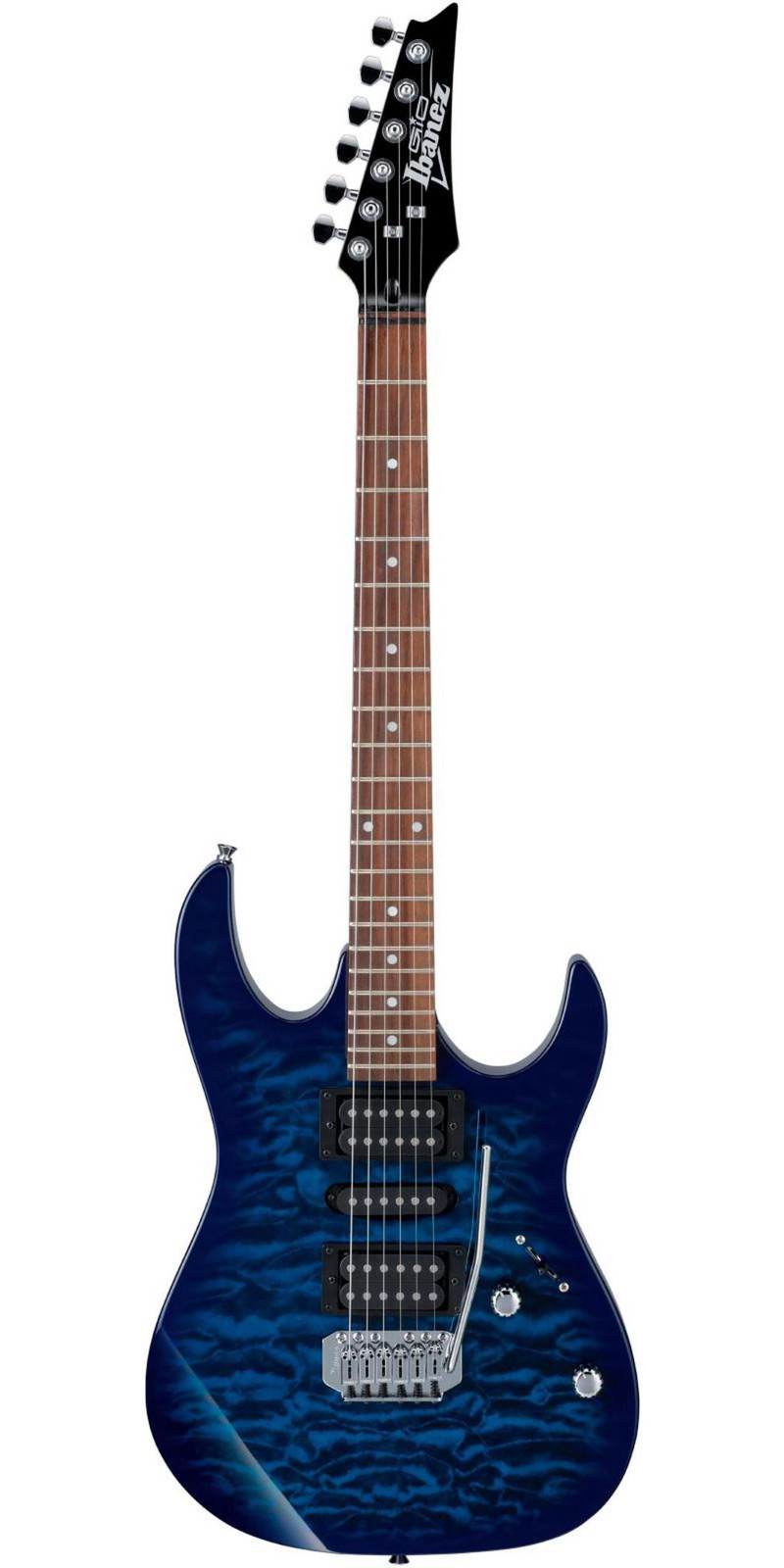 Ibanez GRX70QA Electric Guitar Transparent Blue Burst