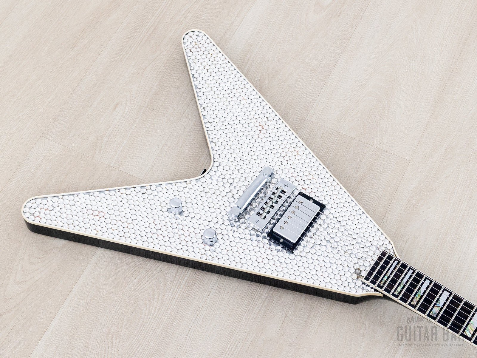 2011 Washburn Custom Shop Limited Edition Paul Stanley PSV 2200 Flying V w/ Case