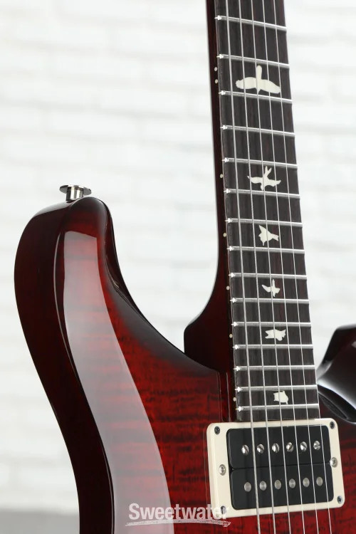 PRS S2 Custom 24 Electric Guitar – Fire Red Burst