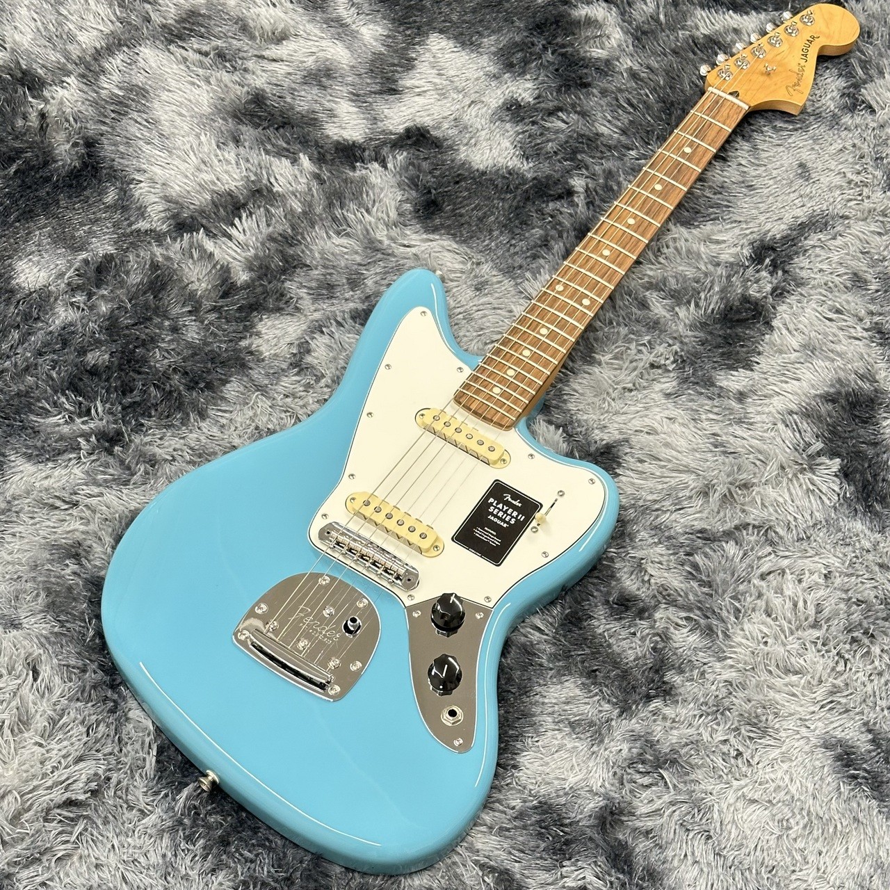 Fender Player II Jaguar Aquatone Blue Electric Guitar #BE11493