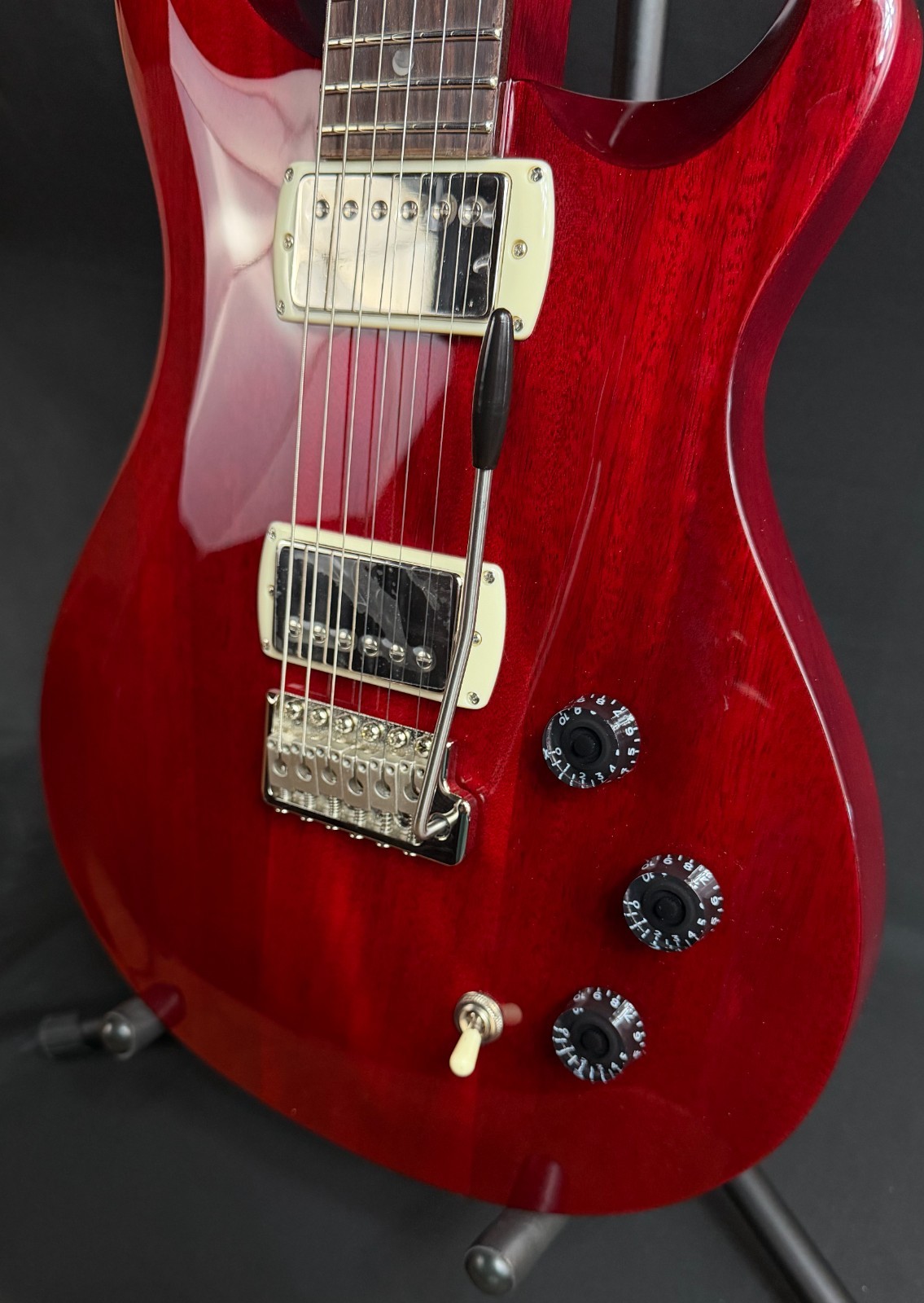 PRS SE DGT Standard David Grissom Signature Electric Guitar Vintage Cherry