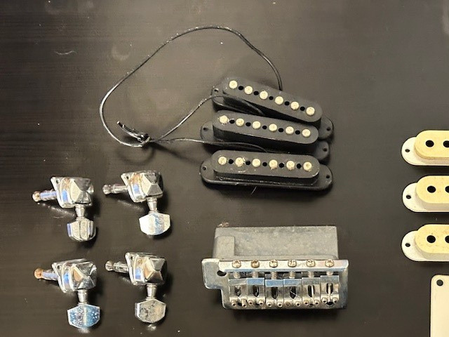 Fender Squier Bullet Stratocaster Parts Lot (Untested)