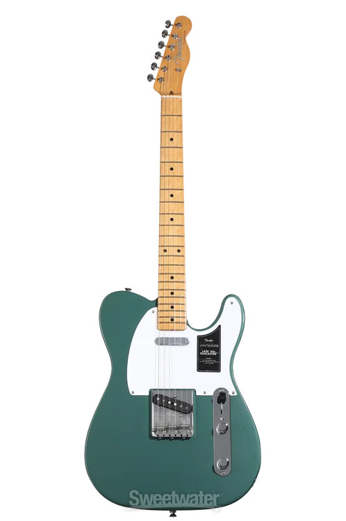 Fender Vintera III Late ’50s Telecaster Electric Guitar – Sherwood Green